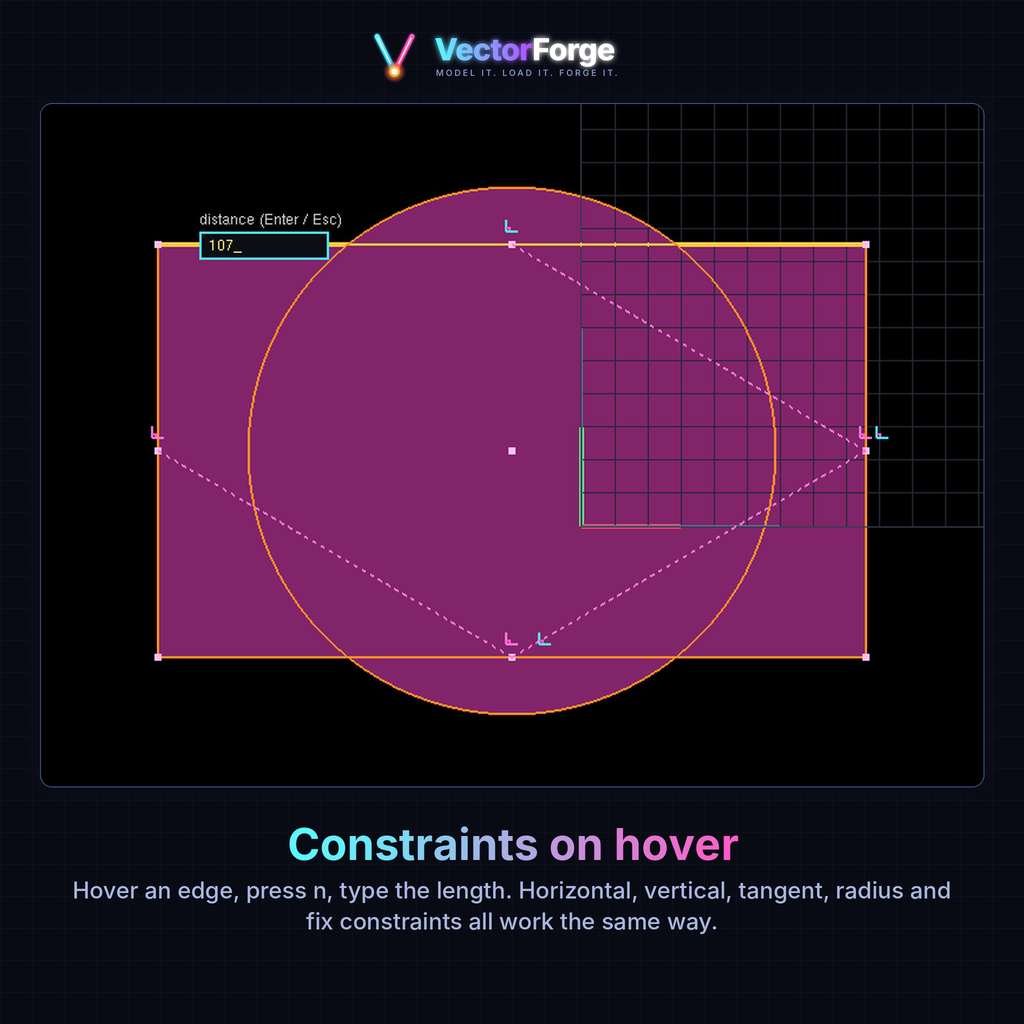 VectorForge — CAD with Live Strength Simulation (Lifetime Licence, No Subscription)