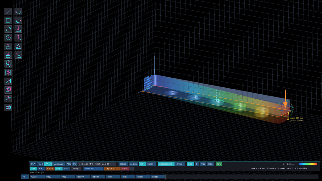 VectorForge — CAD with Live Strength Simulation (Lifetime Licence, No Subscription)