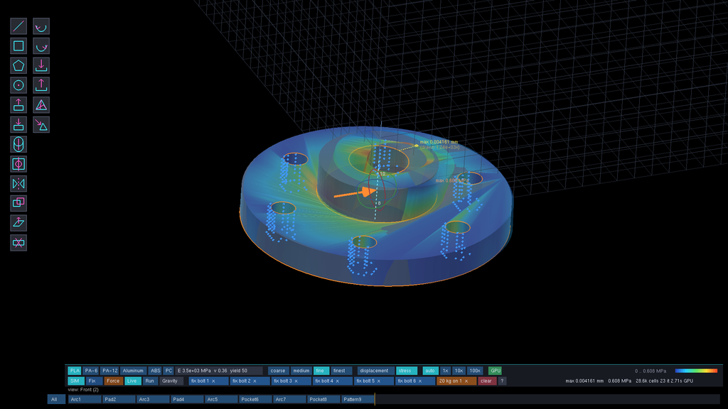 VectorForge — CAD with Live Strength Simulation (Lifetime Licence, No Subscription)