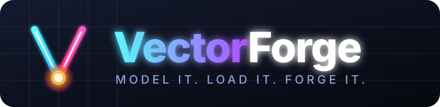 VectorForge — CAD with Live Strength Simulation (Lifetime Licence, No Subscription)